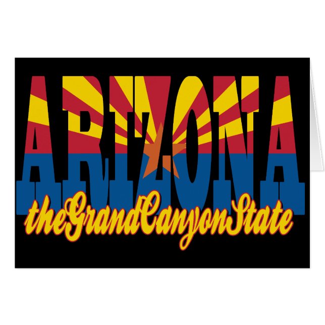 Cartão Grand Canyon State (Frente Horizontal)