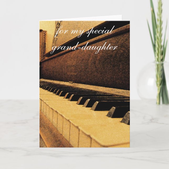 Cartão Grand-daughter birthday Card (Frente)