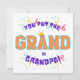 Cartão Grand in Grandpa