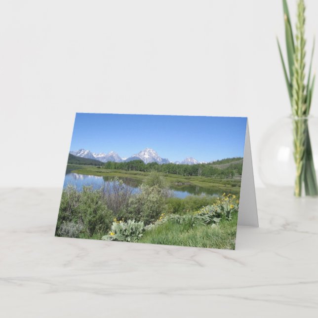 Cartão Grand Teton National Park Note Cards (Frente)
