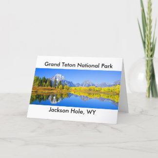 Cartão Grand Teton National Park Series 1
