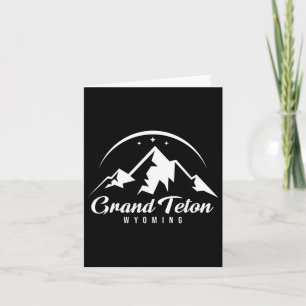 Cartão Grand Teton Wyoming Ski Resort Skiting Snowboard