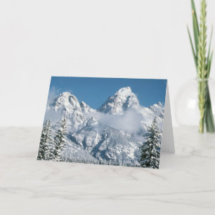 Cartão Grand Tetons in Winter