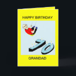 CARTÃO GRANDAD 70TH BIRTHDAY CARD<br><div class="desc">A FUNNY GRANDAD BIRTHDAY CARD TOUCHING AND SINCERE FOR THE GRANDAD IN YOUR LIFE</div>