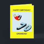 CARTÃO GRANDAD 70TH BIRTHDAY CARD<br><div class="desc">A FUNNY GRANDAD BIRTHDAY CARD TOUCHING AND SINCERE FOR THE GRANDAD IN YOUR LIFE</div>
