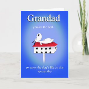 Cartão Grandad,fathers day card