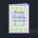 Cartão Granddaughter 14 Modern Keepsake Birthday Card<br><div class="desc">A lovely minimalist,  modern designed birthday card for a dear granddaughter. Personalize with name and age to make this card a lovely keepsake for years to come.</div>