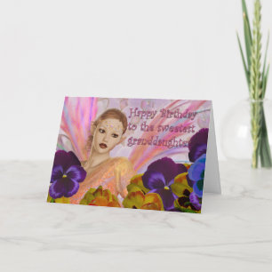 Cartão Granddaughter birthday cards - customize it