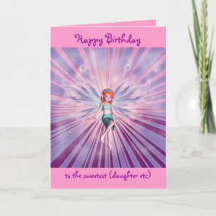 Cartão Granddaughter happy birthday customizable