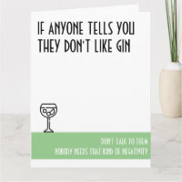 Grande aniversário verde de Gin Lover