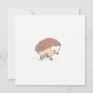 Cartão Grande Aventura de Hedgehog