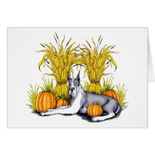 Cartão Grande Dane Mantle Harvest