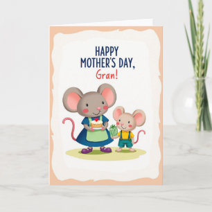 Cartão Grande do Dia das Mães Floral