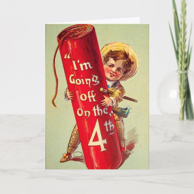 Cartão Grande Fireworks (Frente)