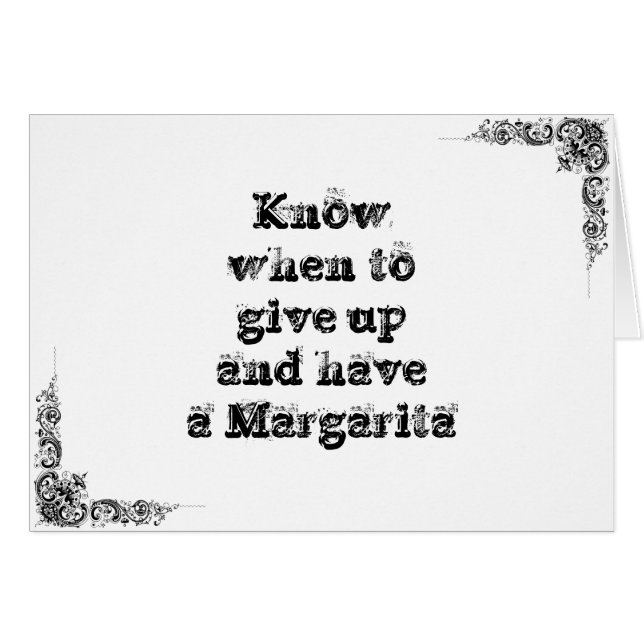 Cartão Grande frase simples legal de tao da filosofia da (Frente Horizontal)