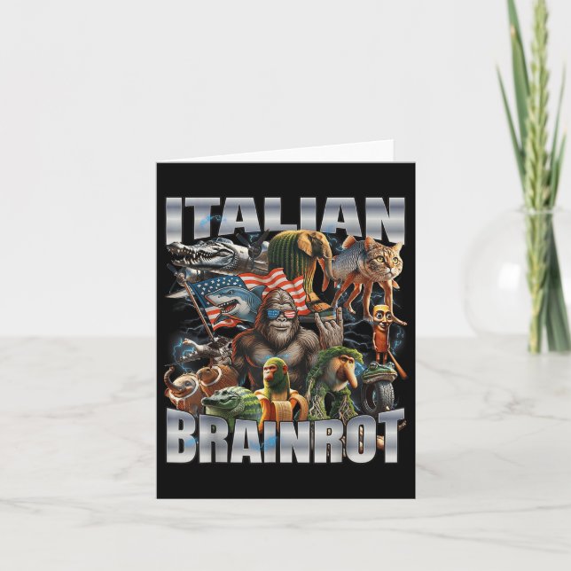 Cartão Grande Memória Italiana 4 De Julho Pé De Bandeira (Frente)