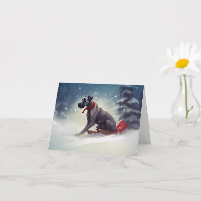 Cartão Grande Natal de Dane (Planta pequena)