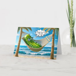 Cartão Grande picada de lama em uma marmota