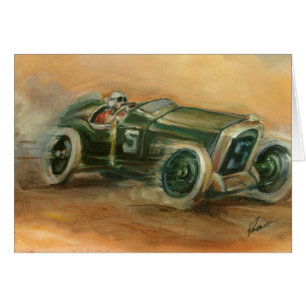 Cartão Grande Prêmio da França de Racecar por Ethan Har