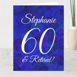 Cartão Grande Real Azul 60 e aposentado feliz aposentado