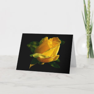 Cartão Grande rosa amarelo