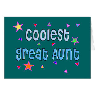 Cartão Grande tia Presente