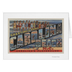 Cartão Grandes Cenas - Carolina Beach, NC