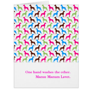 Cartão Grandes dinamarqueses