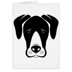 Cartão Grandes dinamarqueses do envoltório