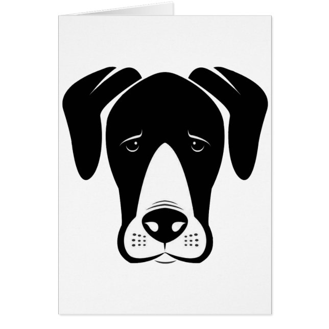 Cartão Grandes dinamarqueses do envoltório (Frente)