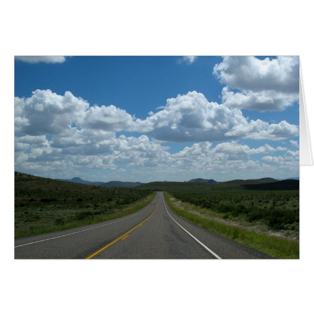 Cartão Grandes largos abrem (Frente Horizontal)