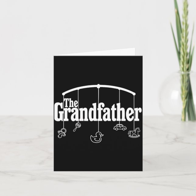 Cartão Grandfather Funny Quote Design For Grandpas  (Frente)
