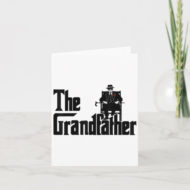 Cartão Grandfather Funny Quote Design For Grandpas  (Frente)