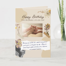 Cartão Grandma birthday card