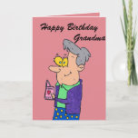 Cartão Grandma Birthday Card<br><div class="desc">Grandma Birthday Card</div>