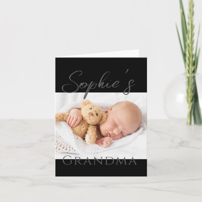 Cartão Grandma Photo T Shirt  (Frente)