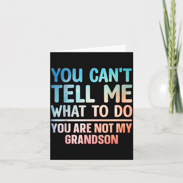 Cartão Grandpa Art For Grandfather Papa Pa From Grandkids (Frente)