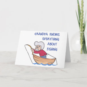 Cartão Grandpa Knows