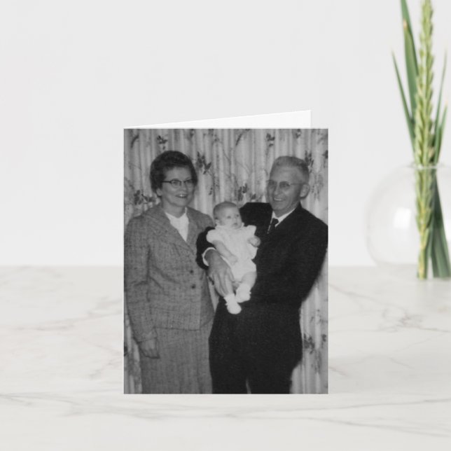 Cartão Grandparents Day (Frente)