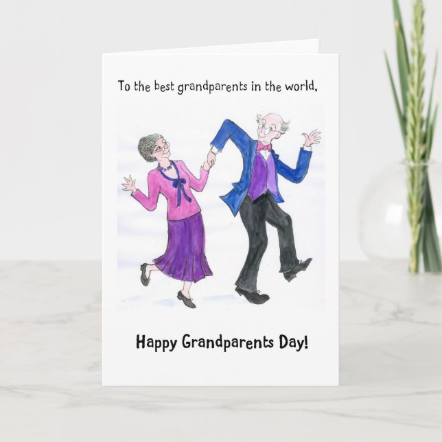 Cartão Grandparents Day Greeting Card (Frente)