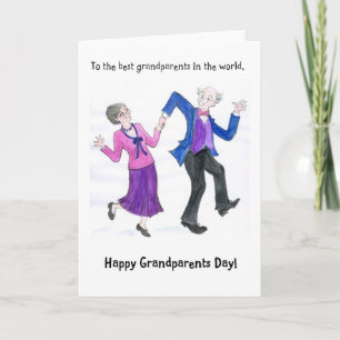 Cartão Grandparents Day Greeting Card