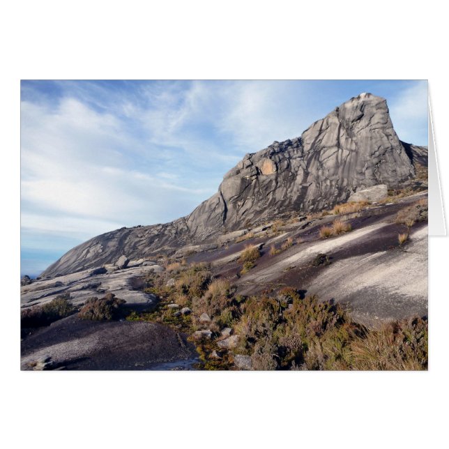 Cartão granito mt kinabalu (Frente Horizontal)