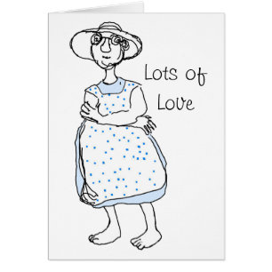 Cartão Granma e neta