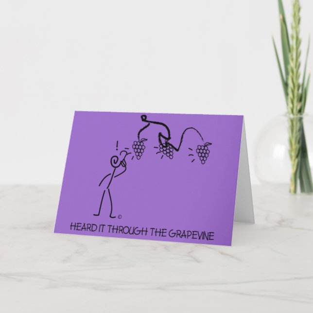 CARTÃO GRAPEVINA (Frente)