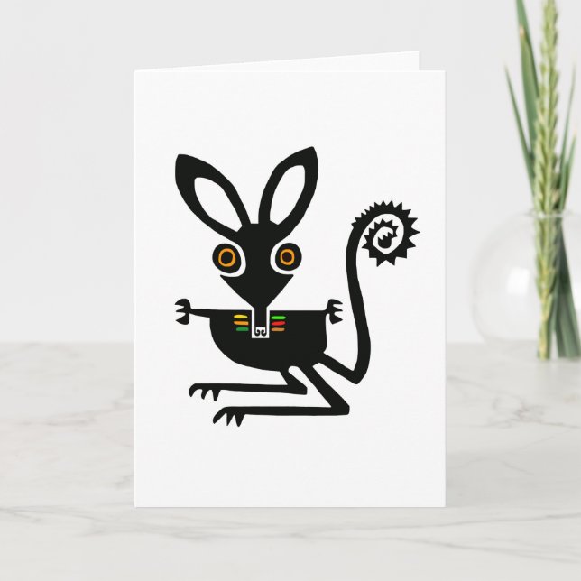 Cartão Graphic BILBY - Animal Aussie Ameaçado - (Frente)