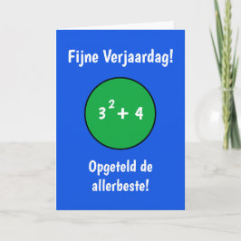 Cartão Grappige verjaardagskaart voor 13e verjaardag