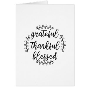 Cartão Grata Graças Abençoado