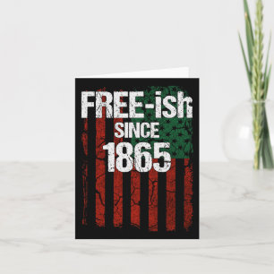 Cartão Grátis Desde 1865 - Bandeira Negra Do Décimo Dia P