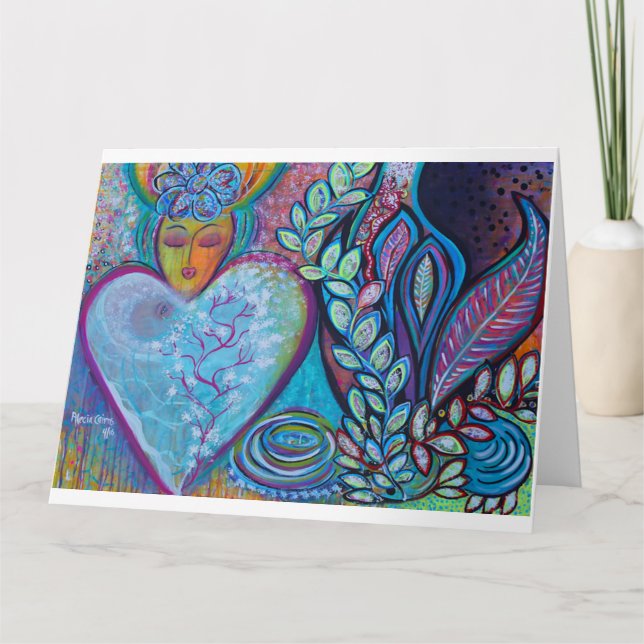 Cartão "Gratitude espiritual " (Frente)