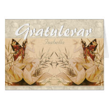 Cartão Gratulationskort Riquer Winged Ninfh CC0530